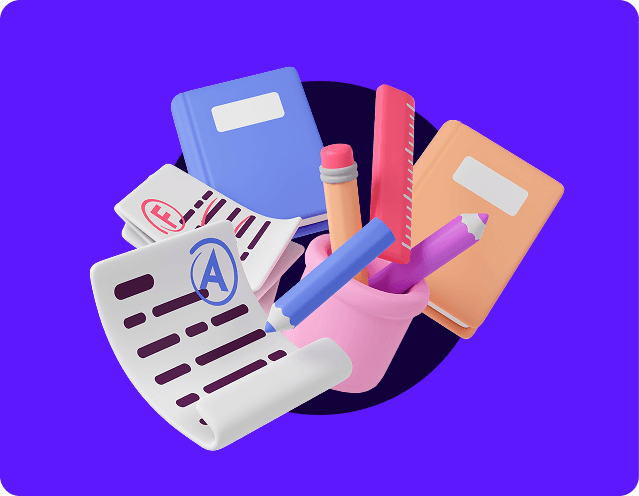 School supplies and learning materials